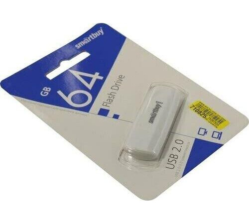 SMARTBUY (SB064GB2SCW) UFD 2.0 064GB Scout White белый
