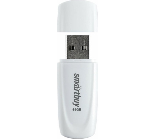 SMARTBUY (SB064GB2SCW) UFD 2.0 064GB Scout White белый