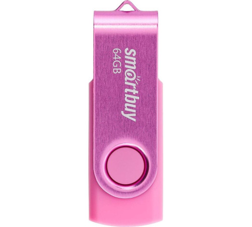 SMARTBUY (SB064GB2TWP) UFD 2.0 064GB Twist Pink розовый