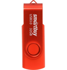SMARTBUY (SB032GB3TWR) UFD 3.0/3.1 032GB Twist Red красный