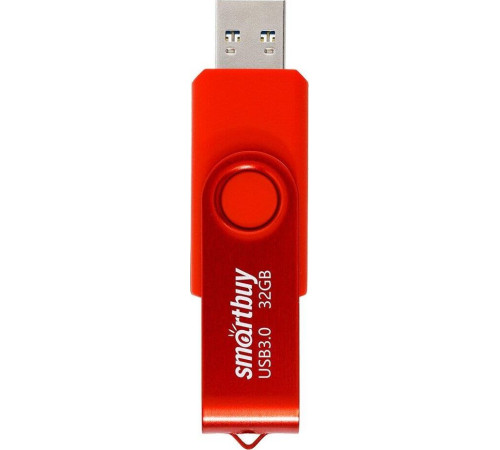 SMARTBUY (SB032GB3TWR) UFD 3.0/3.1 032GB Twist Red красный