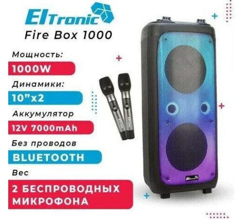 ELTRONIC (20-62) FIRE BOX 1000 - колонка 10