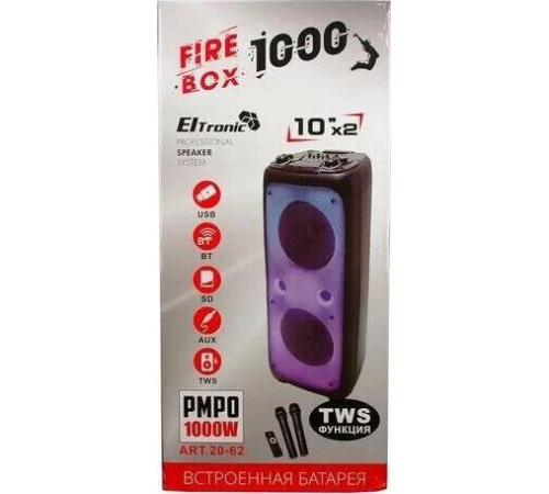 ELTRONIC (20-62) FIRE BOX 1000 - колонка 10
