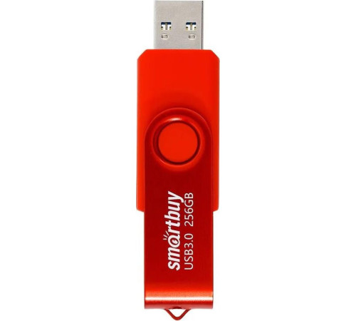SMARTBUY (SB256GB3TWR) UFD 3.0/3.1 256GB Twist Red красный