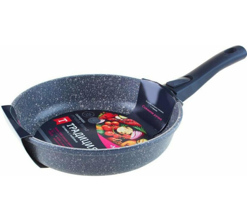 ТРАДИЦИЯ ТМ2265И а/пр литая 26см съемн/руч Мрамор индукция