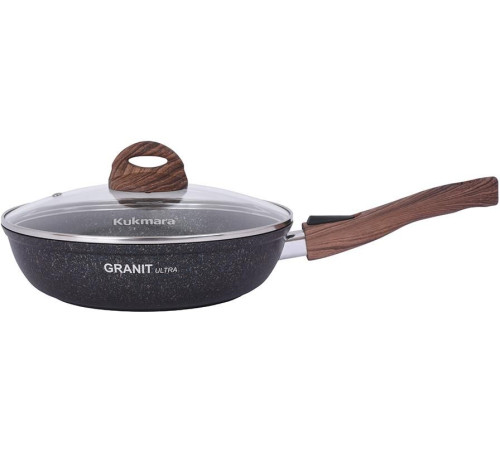 KUKMARA сгг263а а/пр литая 26см съемн/руч стекл/кр Granit ultra blue