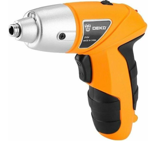 DEKO ZKS4, 4В, 0.6 Ач, з/у с набором оснастки 10 шт, 4 Нм 063-4113