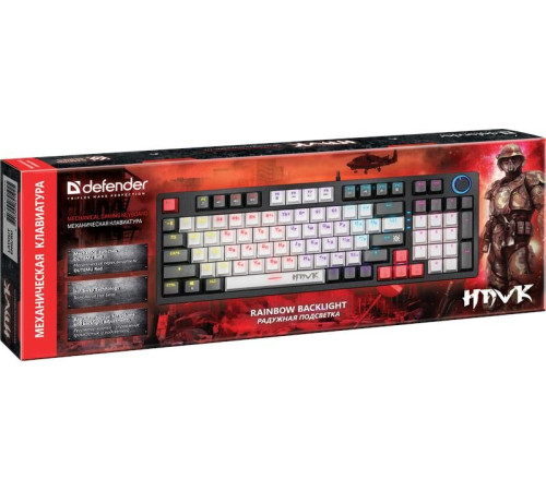 DEFENDER (45418) Hawk GK-418 RU радужный/красный