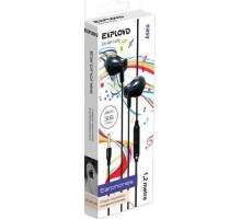 EXPLOYD (EX-HP-1473) 3.5mm/чёрный/1.2М/Easy