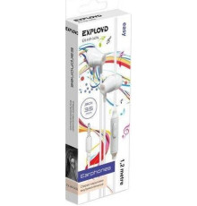 EXPLOYD (EX-HP-1474) 3.5mm/белый/1.2М/Easy