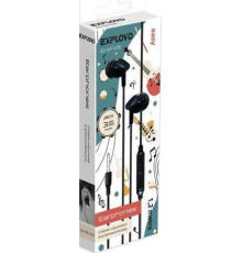 EXPLOYD (EX-HP-1475) 3.5mm/чёрный/1.2М/Easy