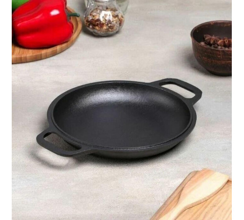 ГАРДАРИКА 0020-4 чугунная порционная с двумя ручками д.20см