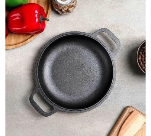 ГАРДАРИКА 0020-4 чугунная порционная с двумя ручками д.20см