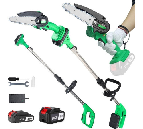 ZITREK GreenSaw 20 Plus (20В, Li-Ion аккум. 2шт. - 1x1,5Ач + 1x3,0Ач) 082-1856