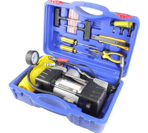 NOVA BRIGHT АК-75 двухпоршневой, пластиковый кейс с инструментами 36448