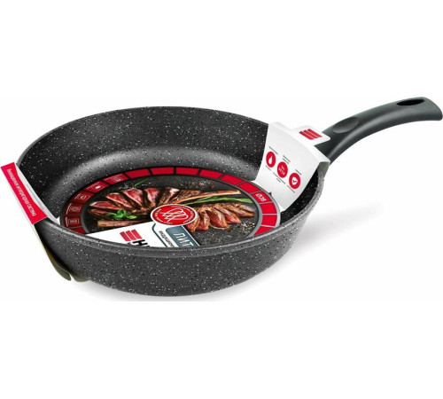 НЕВА МЕТАЛЛ ПОСУДА L18128i а/пр литая 28см индукция Гранит 550000521