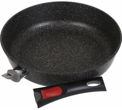 НЕВА МЕТАЛЛ ПОСУДА L18028i а/пр литая 28см съемн/руч индукция Гранит 550000526