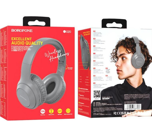 BOROFONE (6974443387803) BO20 Player BT серый