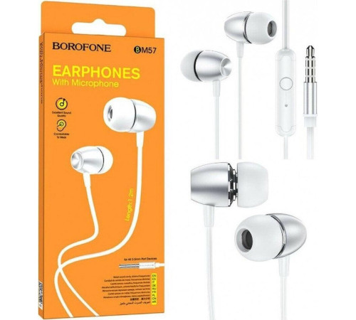 BOROFONE (6931474739230) BM57 серебристый