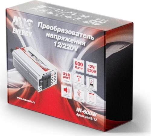 AVS IN-600W 12/220V