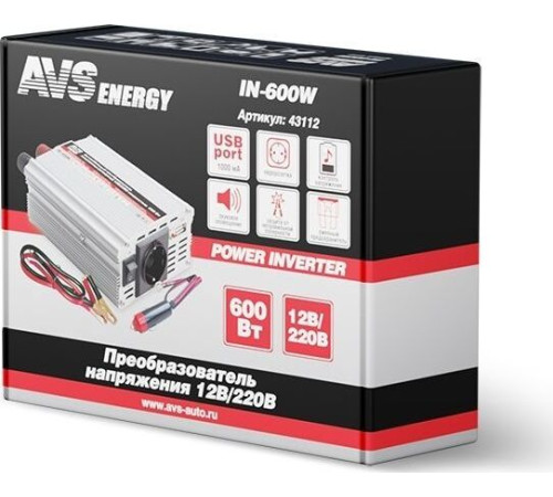 AVS IN-600W 12/220V