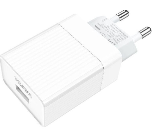 BOROFONE (6931474728296) BA47A Mighty 1USB QC3.0 белый