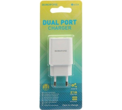 BOROFONE (6931474739148) BA53A Powerway 2USB белый