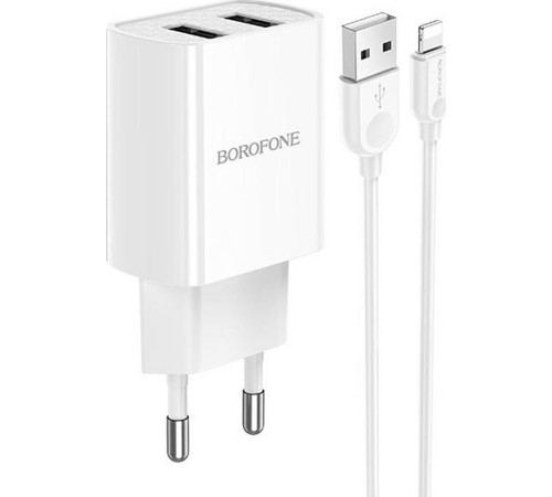 BOROFONE (6931474739148) BA53A Powerway 2USB белый