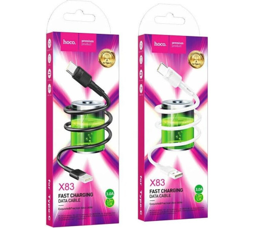 HOCO (6931474770912) X83 Type-C (m) 1.0m - белый