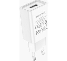 BOROFONE (6974443385670) BA68A Glacier 1USB белый
