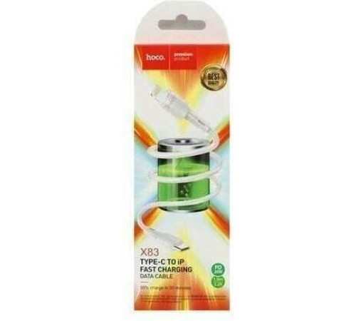 HOCO (6931474770936) X83 Type-C (m) - Type-C (m) 1.0m - белый