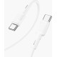 HOCO (6931474770936) X83 Type-C (m) - Type-C (m) 1.0m - белый