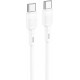 HOCO (6931474770936) X83 Type-C (m) - Type-C (m) 1.0m - белый