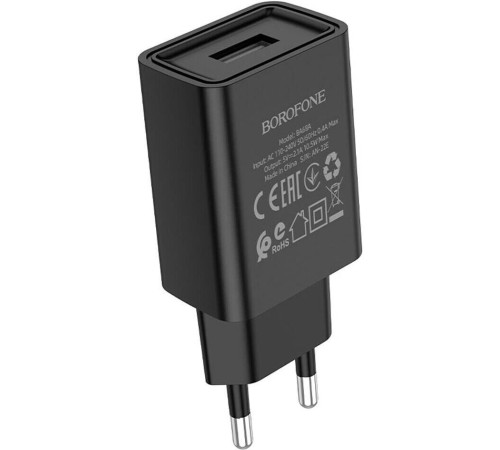 BOROFONE (6974443385663) BA68A Glacier 1USB черный