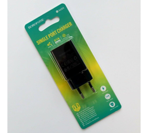 BOROFONE (6974443385663) BA68A Glacier 1USB черный