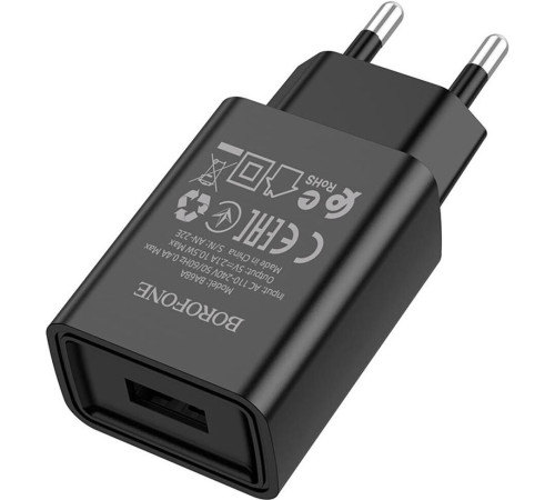 BOROFONE (6974443385663) BA68A Glacier 1USB черный
