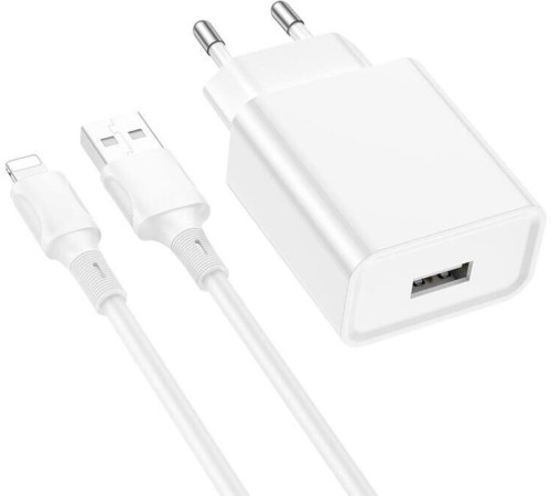 СЗУ BOROFONE (6974443388640) BA74A Aspirer 1USB белый