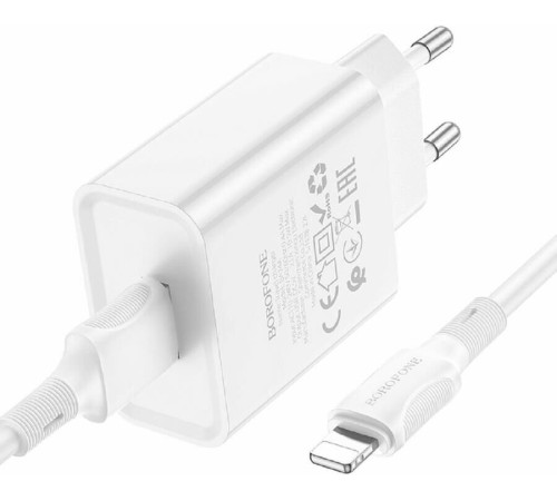 СЗУ BOROFONE (6974443388640) BA74A Aspirer 1USB белый