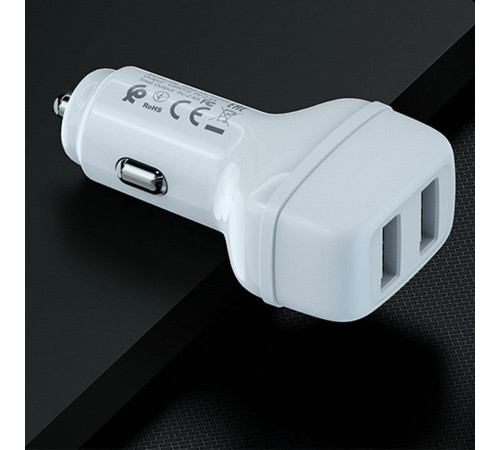 HOCO (6931474727725) Z36 Leader dual port белый