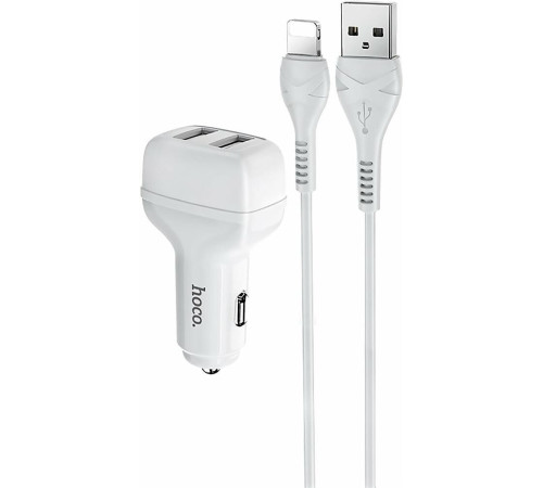 HOCO (6931474727725) Z36 Leader dual port белый
