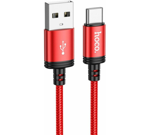 HOCO (6931474784391) X89 Wind Type-C (m) - Type-C (m) 1.0m - красный