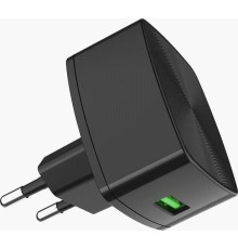 HOCO (6931474706638) СЗУ HOCO C70A Cutting-edge single port QC3.0 (черный)