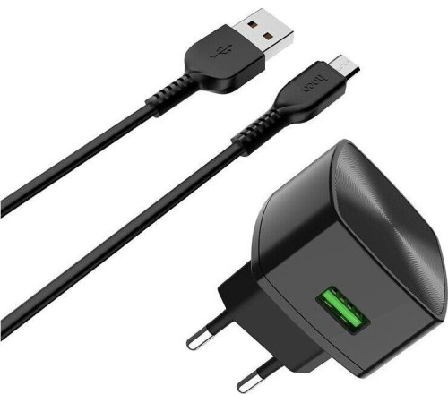 HOCO (6931474706638) СЗУ HOCO C70A Cutting-edge single port QC3.0 (черный)