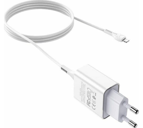 HOCO (6931474727930) СЗУ HOCO C81A Asombroso single port charger белый