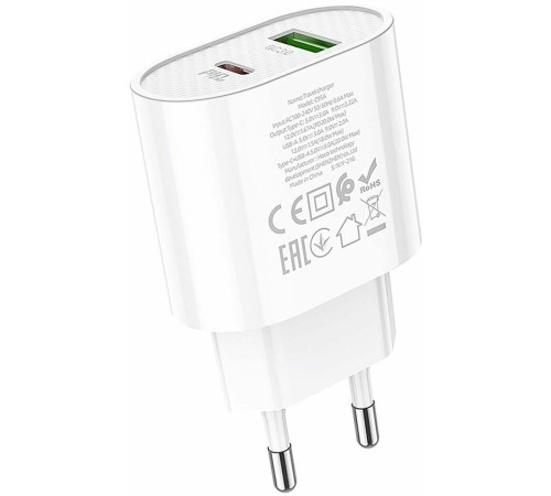 HOCO (6931474757319) СЗУ HOCO C95A Lineal PD 20W+QC3.0 (белый)