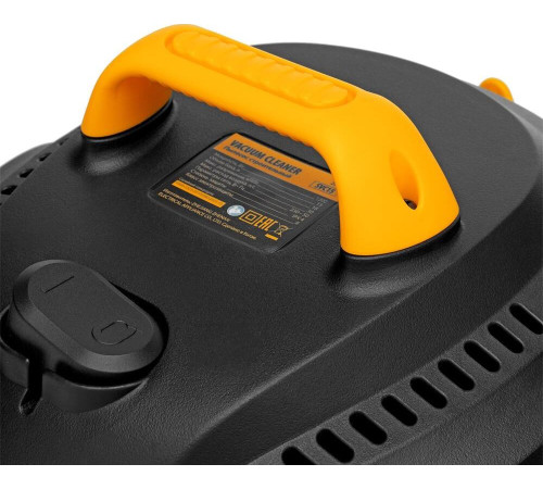 DENZEL SVC15, 1200 Вт, бак 15 л, шланг 2 м 28201