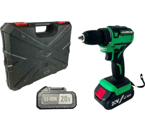 ZITREK Greenpower 20 Pro (20В, Li-ion аккум. 2шт, ЗУ, кейс, бита) 063-4061