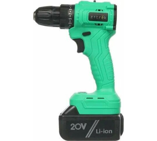 ZITREK Greenpower 20 Pro (20В, Li-ion аккум. 2шт, ЗУ, кейс, бита) 063-4061