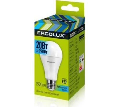 ERGOLUX (13183) LED-A65-20W-E27-4K