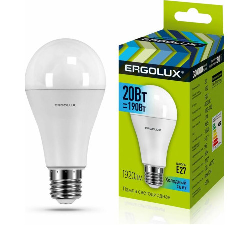 ERGOLUX (13183) LED-A65-20W-E27-4K
